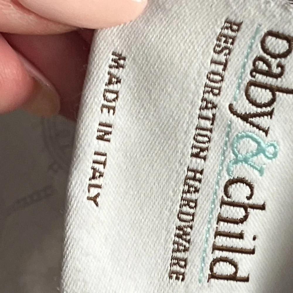 Restoration Hardware Baby & Child Fitted Crib Sheets- Set of 2